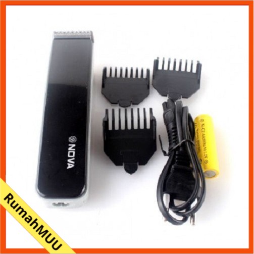 CUKUR NOVA TRIMMER NS-216 ALAT MESIN POTONG CUKUR RAMBUT KUMIS LISTRIK ELEKTRIK cas RumahMUU
