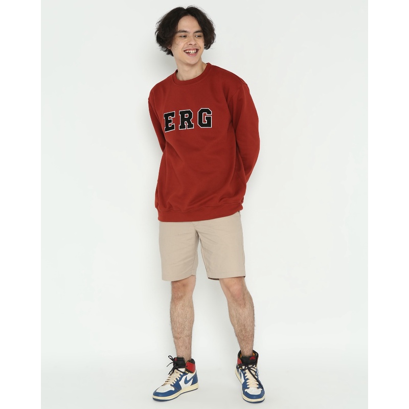 Outerwear Unisex Erigo Sweatshirt Kazuko Fleece Maroon Original