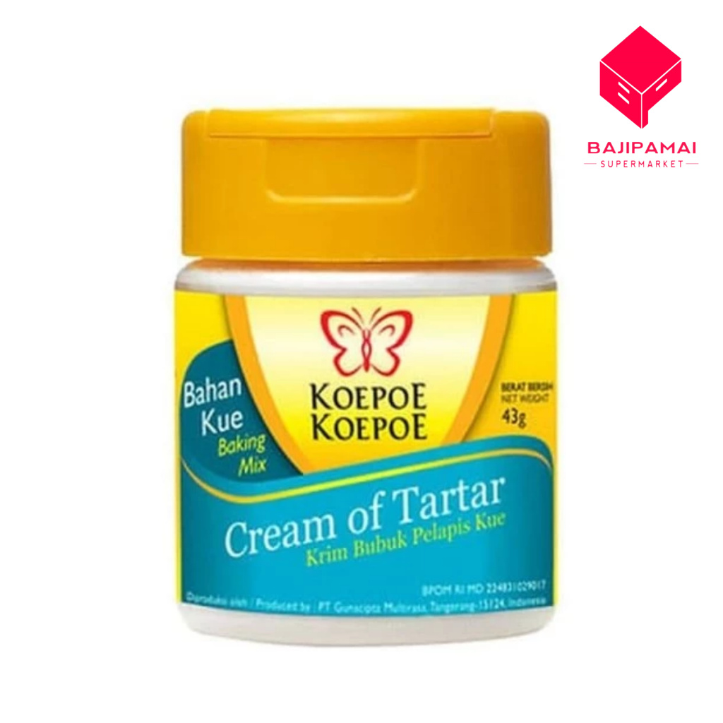 

KOEPOE KOEPOE CREAM OF TARTAR 43GR