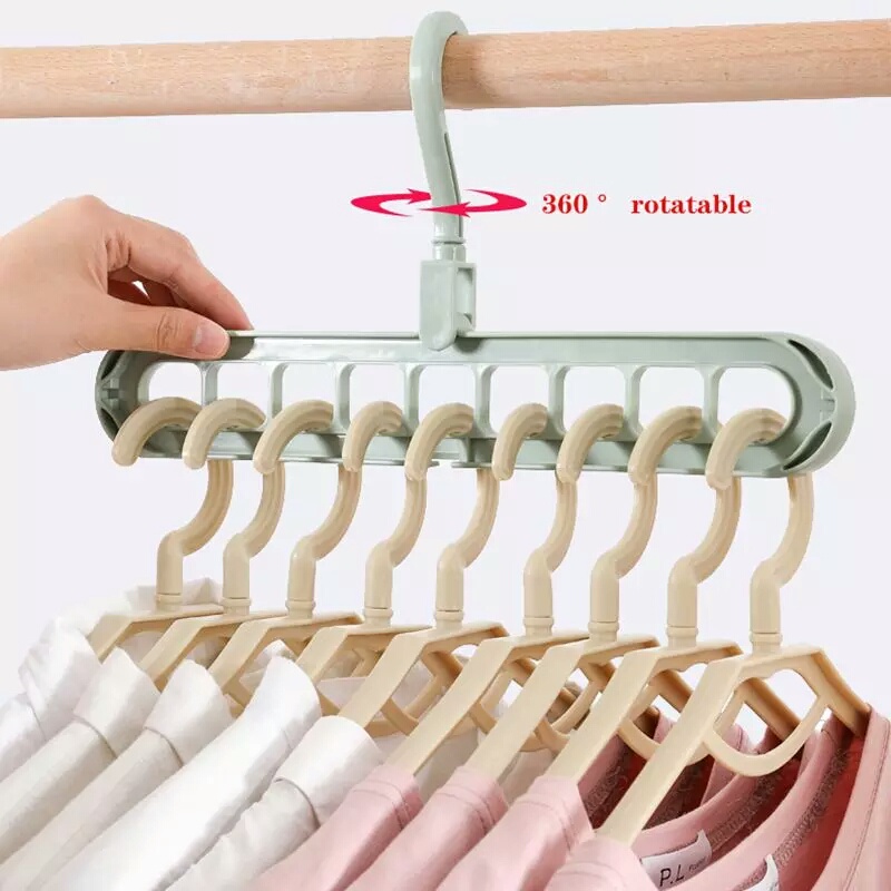 Magic Hanger Gantungan Baju Organizer Multifungsi 9 in 1