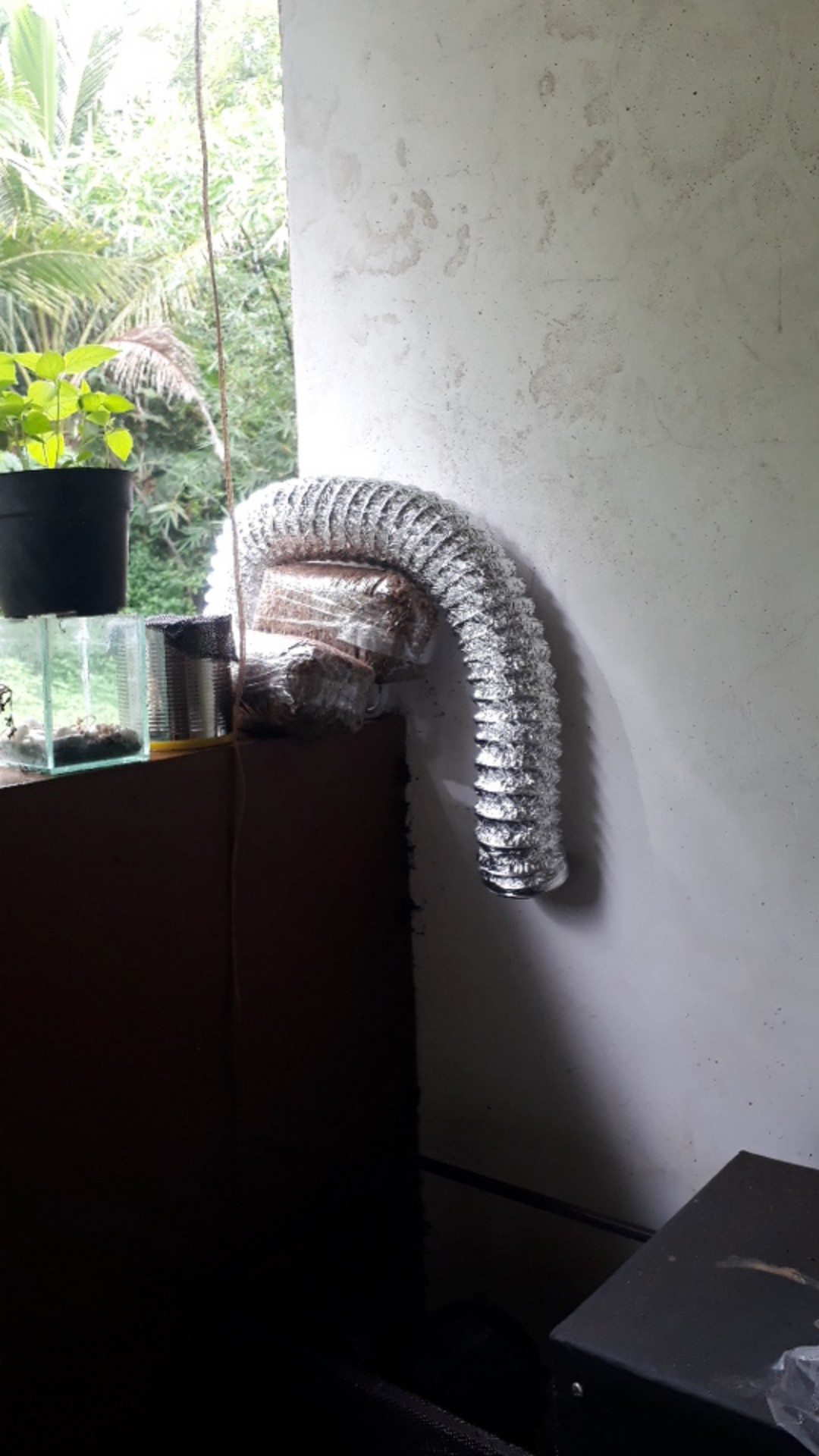 Gs Selang Ventilasi Pengering Udara Bahan Aluminum Foil Ukuran 3.1inci 1.5m Untuk Ventilasi