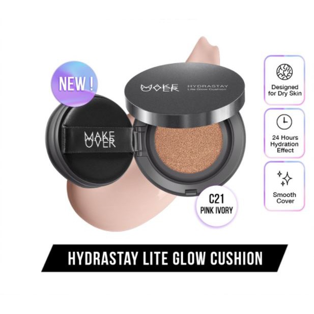 ☘️Yuri Kosmetik☘️ MAKE OVER Hydrastay Lite Cushion