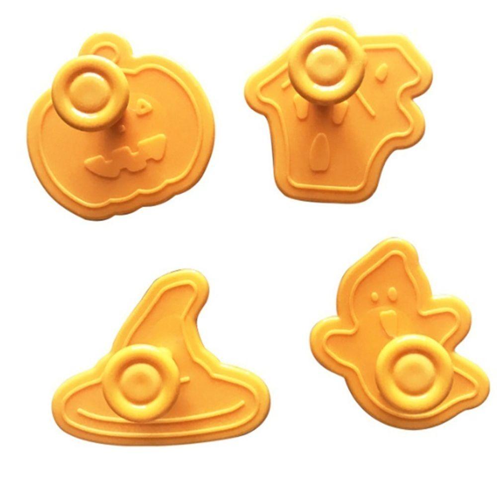 Nanas 8 Pcs Halloween Biskuit Cetakan Coklat 3D Press Cetakan Baking Fondant Cookie Cutter