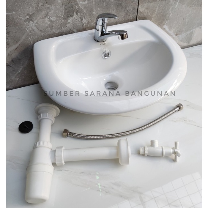 new Wastafel Volk Komplit Set / Westafel Set Murah