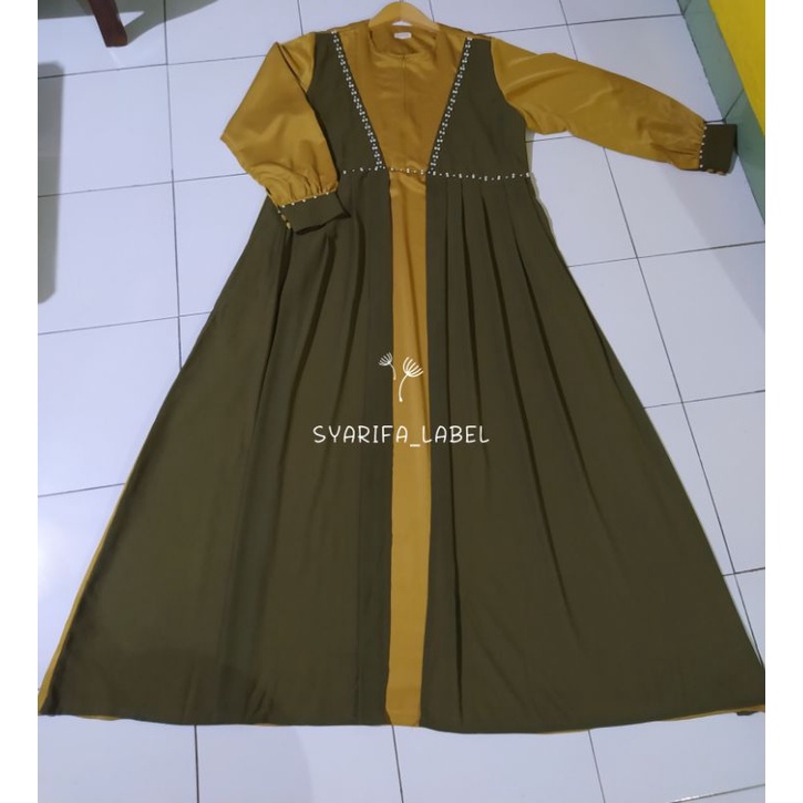 Syarifa gamis pesta/ Dress bridesmaid/Dress custom mode