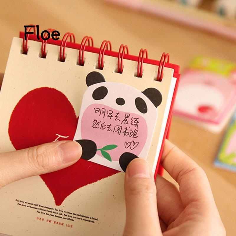 (COD) Fl Buku Notes / Memo Desain Kartun Panda Lucu