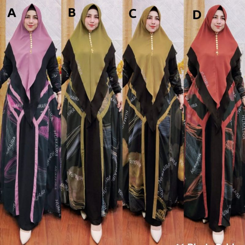 Talita series set syari original brand Humaira syari