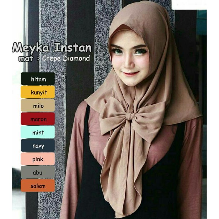 Hijab Jilbab Meyka Instan