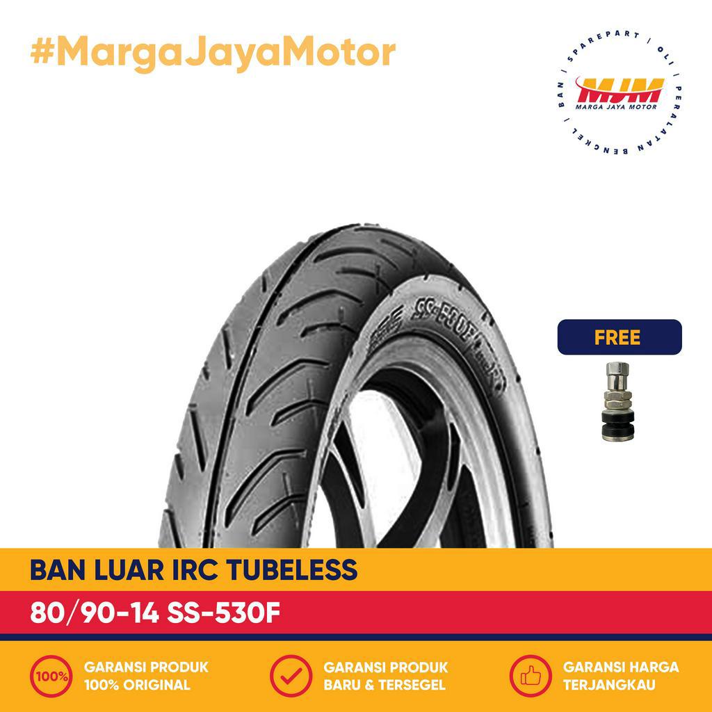 Ban Luar IRC SS-530F 80/90-14 Tubeless Free Pentil