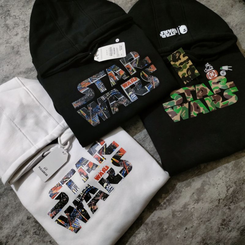 SWEATER HOODIE PULL&amp;BEAR X STARWARS PREMIUM HIGHT FULLTAG&amp;LEBEL