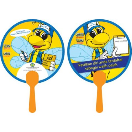 Cetak Kipas Promosi Custom ArtCarton 310