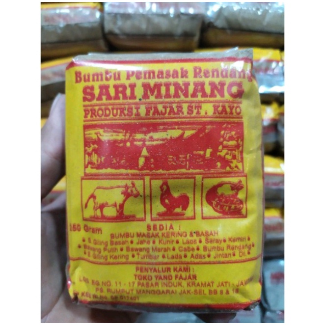 

Bumbu masak rendang asli minang 250 gram