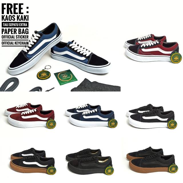 (Bisa COD) Sepatu OldSkool Pria Sneakers Old School Wanita Sepatu Old skool