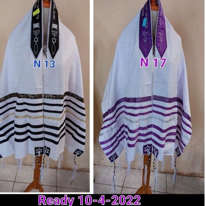 Bagus Banget.. Tallit 60 cm Talith Tallith Talitot Jewish Prayer Shawl