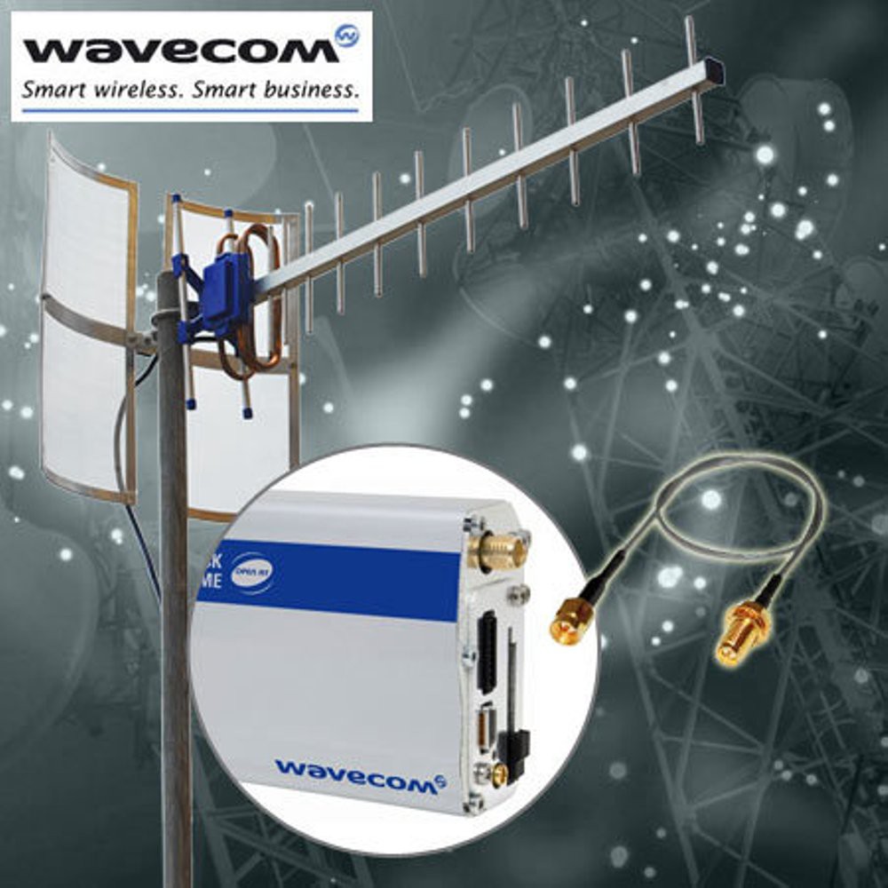 Penguat Sinyal modem Wavecom Antena Yagi Grid TXR185 +  Pigtail sma + Pigtail TS9 Dual