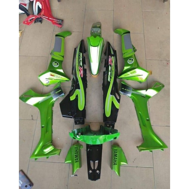 COVER BODY HALUS YAMAHA FIZR F1ZR HITAM IJO CALTEX FULLSET