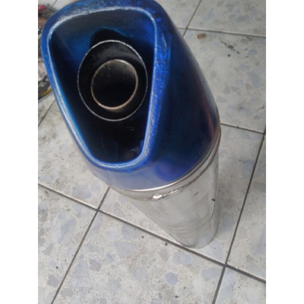 Silencer knalpot SCD standar Copotan Second / bekas Suzuki Satria Fu facelift dan barong