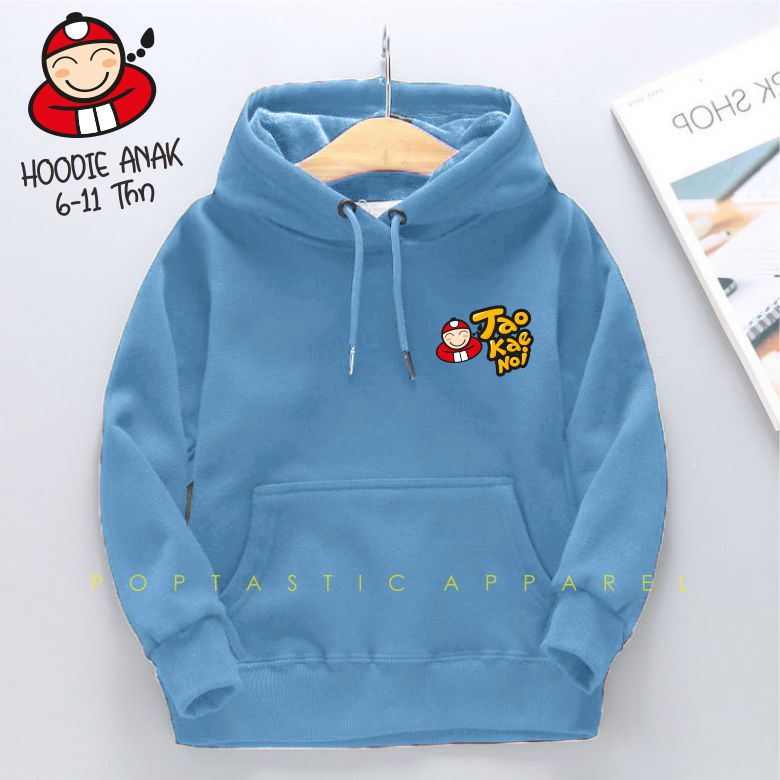 TAOKAENOI Sweater Hoodie Anak Laki-laki Perempuan 5-10 Tahun TERBARU TERLARIS