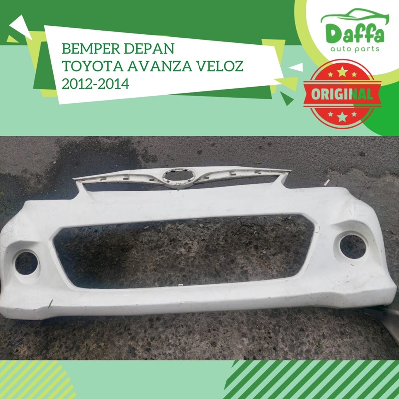 Bemper Front Bumper Guard Depan Mobil Daihatsu Xenia Toyota Avanza 2015 2016 2017 2018 Tipe E G Orig