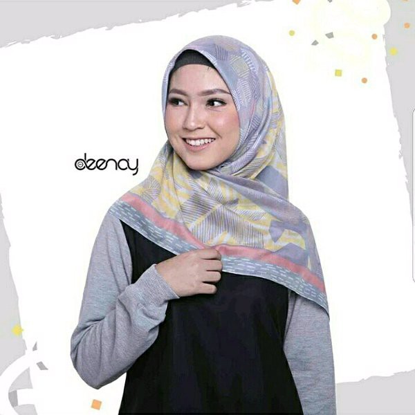Deenay Hijab - Kerudung Deenay - Jilbab Deenay Voal Premium Motif Taifa - ORI