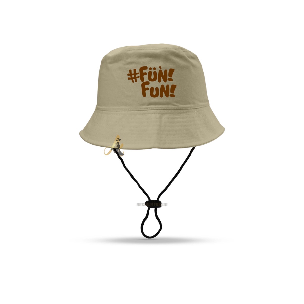 Topi Bucket Anak Laki-laki Perempuan umur 2-8 tahun SABLON FUN FUN