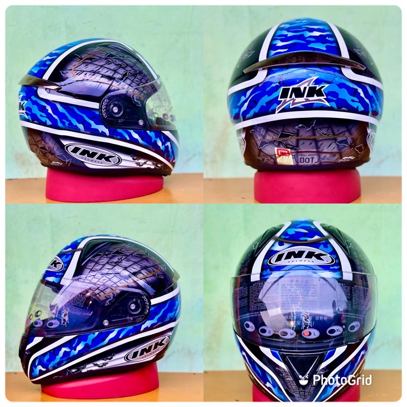 helm ink fusion/ink fusion/helm ink fulface/fusion/ink fusion black blue