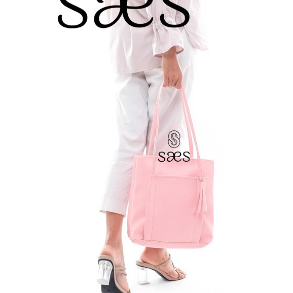 Saes ToteBag Wanita Cewek selempang Lily Stylish Style sb POLOS KULIT SINTETIS PREMIUM saes Tas monohara 4 ruang disa tas tote bag polos Murah Tas Sekolah Tas Kuliah Tas Kerja Kulit Cewek bumi Murah saes store 001