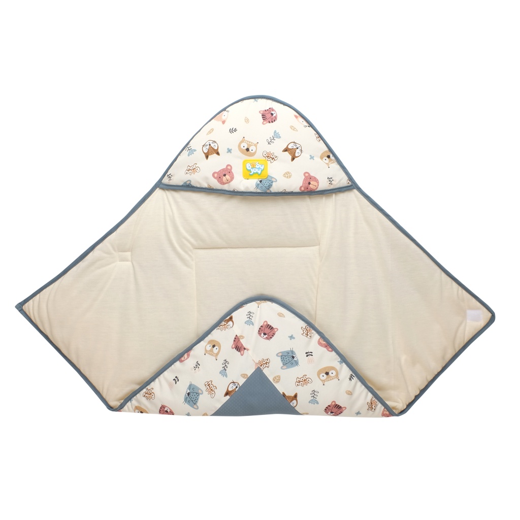 Baby Joy Baby Blanket Selimut Topi Bayi Little Forest Series - BJB 5022