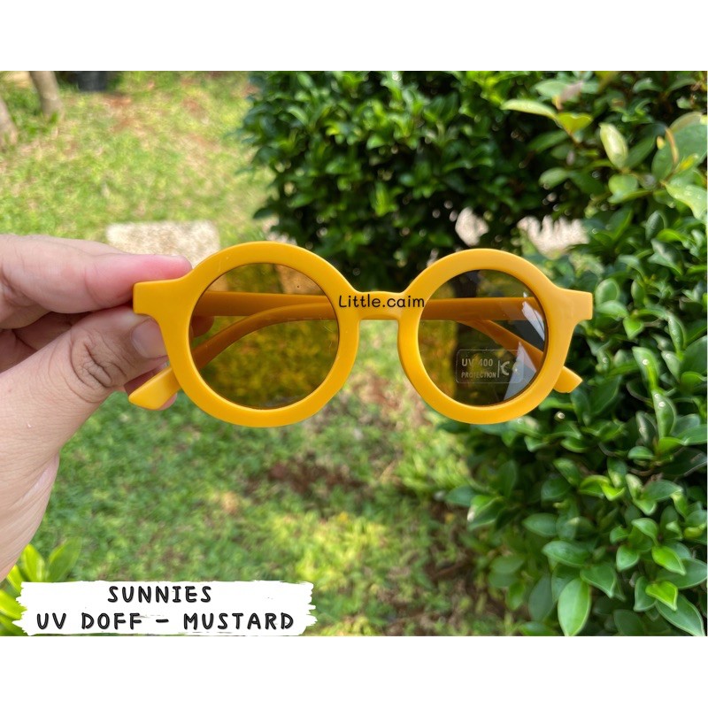 sunnies uv doff glasses | sunnies bear | kacamata anak-UV Doff - mustard