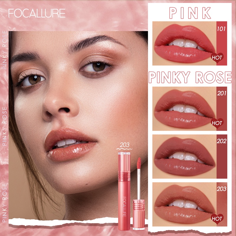 Focallure Jelly Clear Dewy Lip Tint Focallure Liptint Focallure Lip Gloss Focallure Lipgloss Focallure Lipstik Focallure Lipstick Focallure