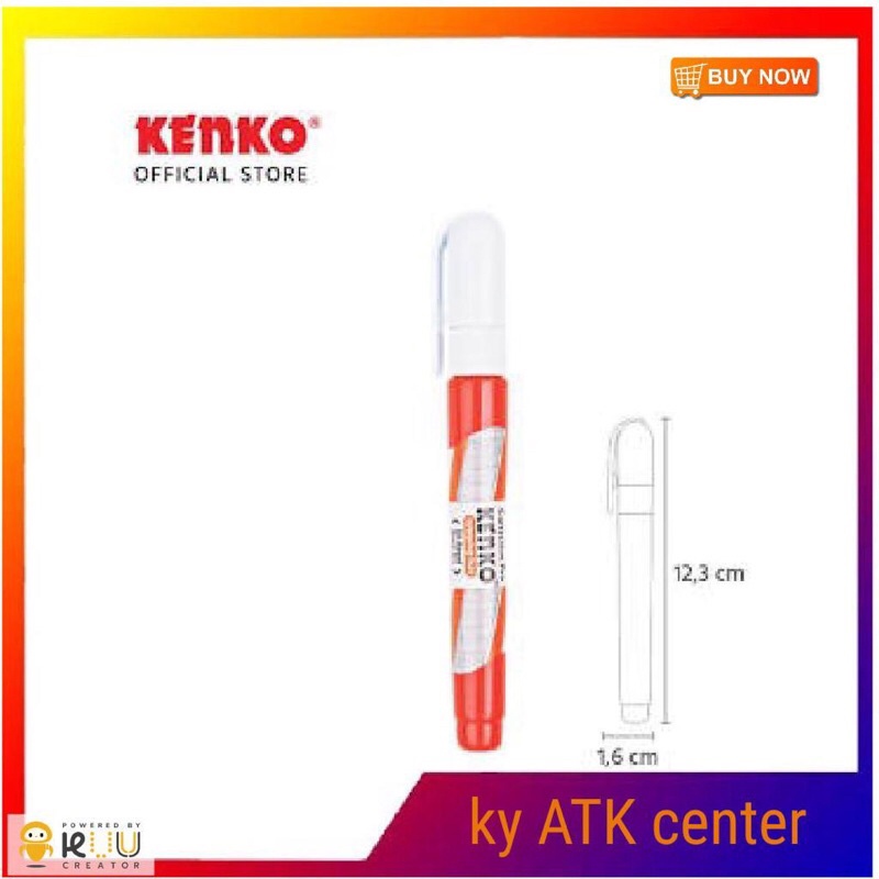 

Correction Pen Kenko Ke-301 Merah / Ex Cair ke 301 / Tipe X Fluid
