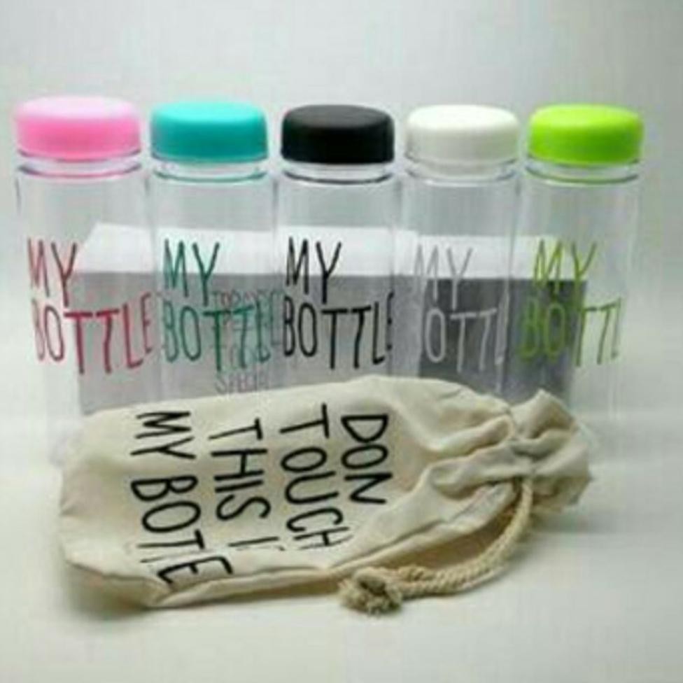 JUAL MY BOTTLE GLASS / Botol Minum Gelas Kaca Beling Bukan Tritan Infused Water