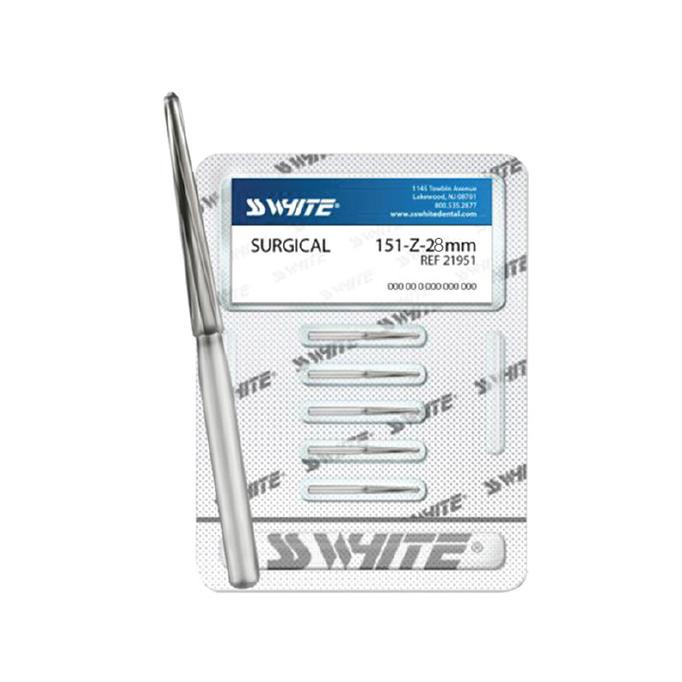 Bur Tulang Zekrya 151L-Z-28mm SS White