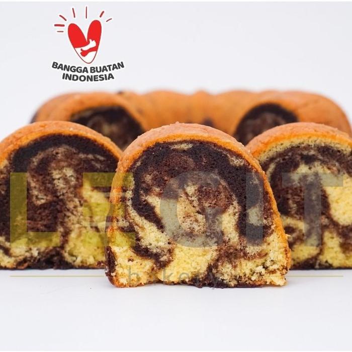 Premium Full Wijsman Marmer Cake / Bolu Marmer ( Marble Cake ) Berkualitas