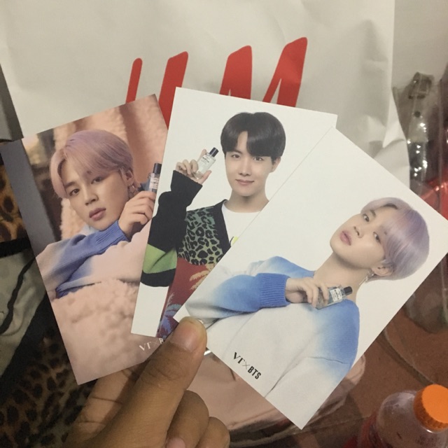 VT x BTS Eau De Coton Perfume Photocard
