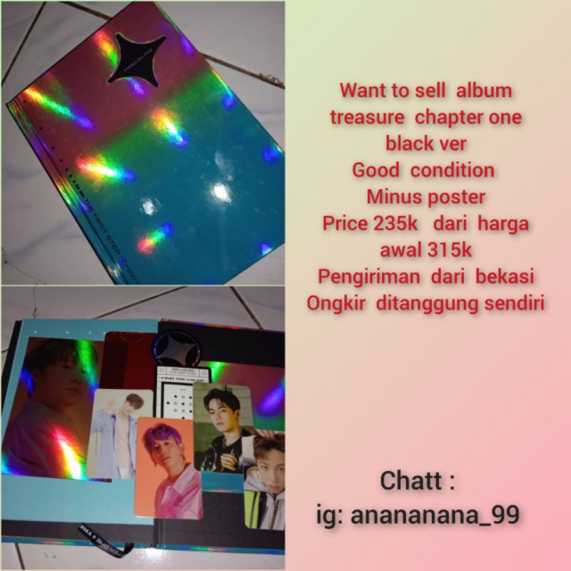 ALBUM TREASURE CHAPTER ONE BLACK VERSION