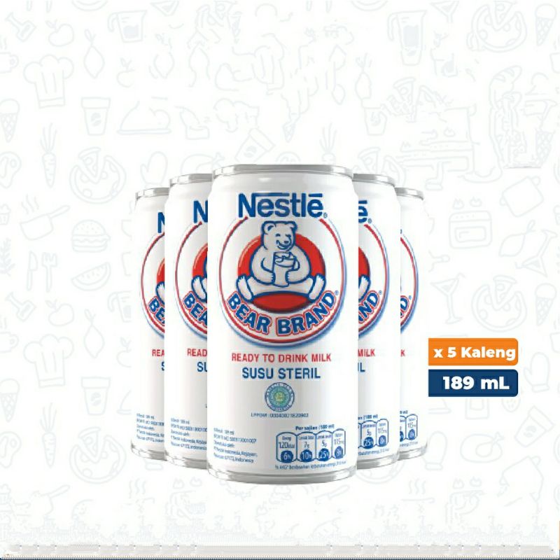

Bear Breand Kaleng 189ml x 5 Kaleng