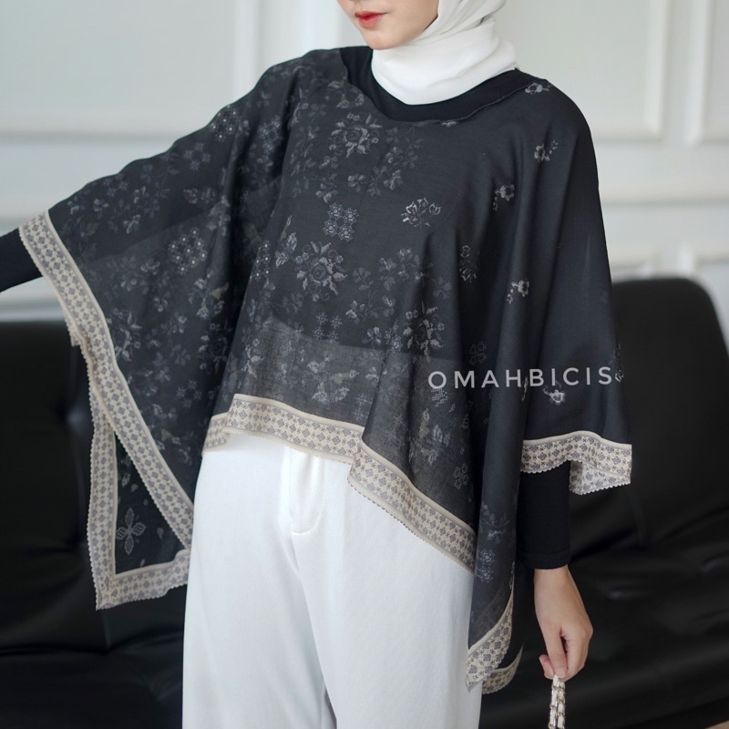 Dahlia kimono scarf by omahbicis- Scarf outer- Outerscarf kekinian