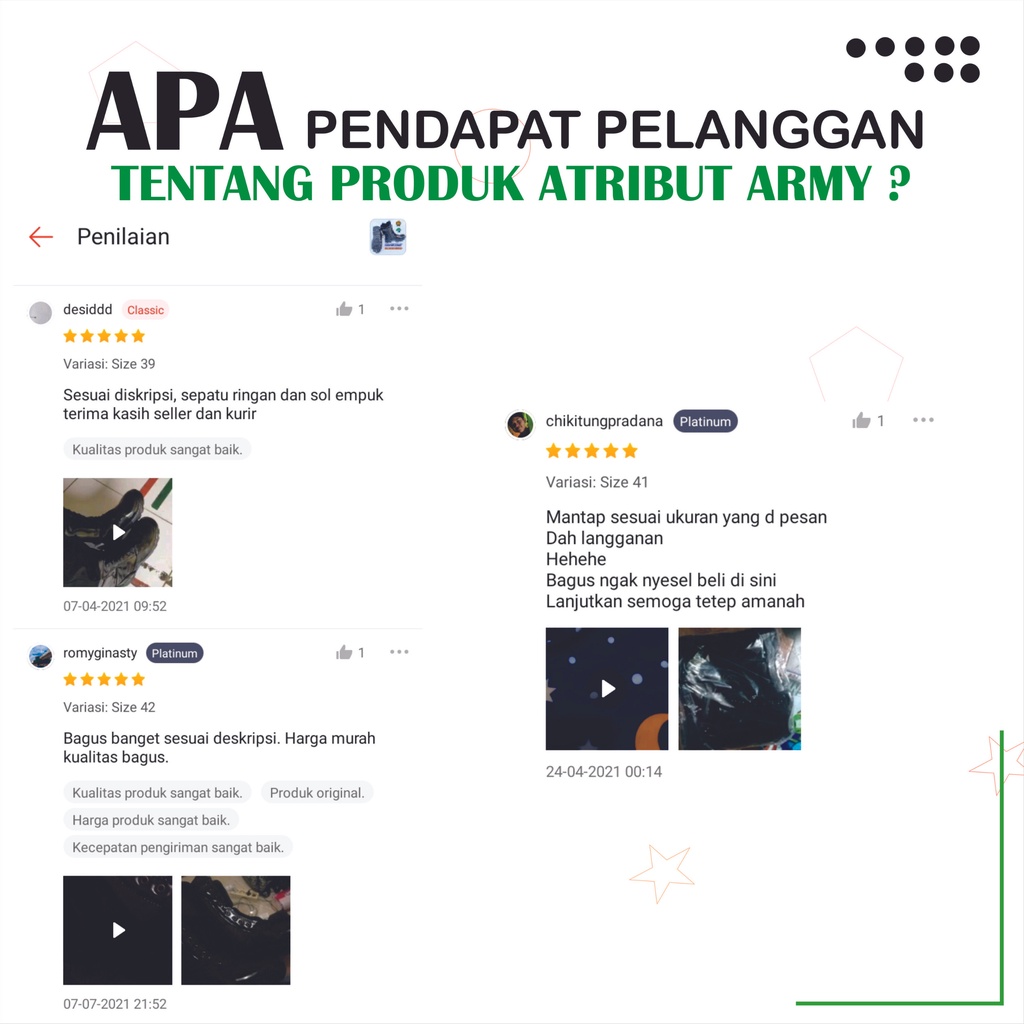 Sepatu PDL TNI AD Kilap Security Satpam Polisi Sepatu Boots Pria Dinas Lapangan TNI AL AU AD SOL KARET