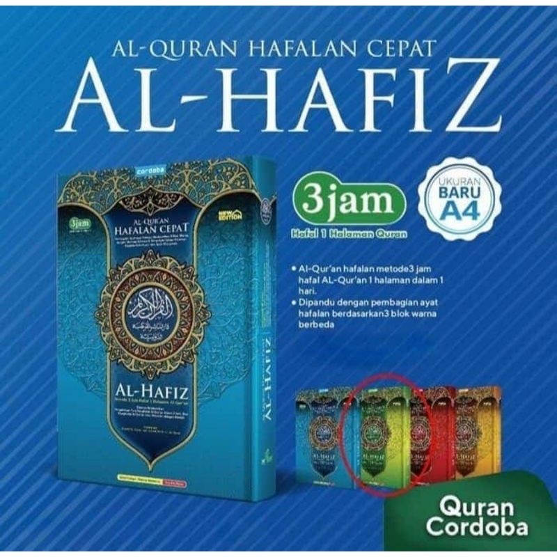 Al Quran Hafalan Al Hafidz 3 Jam Tajwid Warna A4