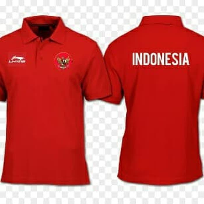 PROMO KAOS POLO SHIRT BAJU LINING OBRAL INDONESIA TIMNAS INDO PROMO JERSEY 