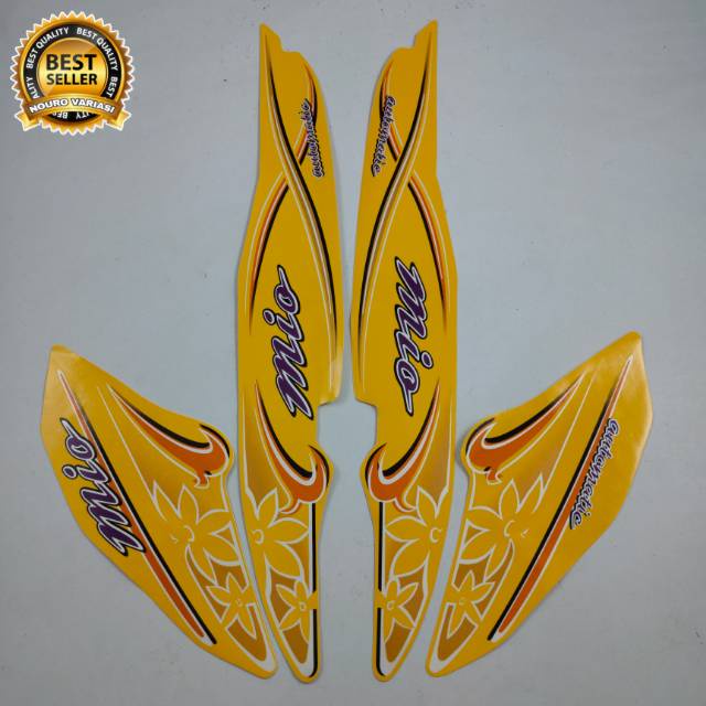 (COD) striping yamaha mio 2004 2005 kuning stiker motor list body motor berkualitas termurah terbaik