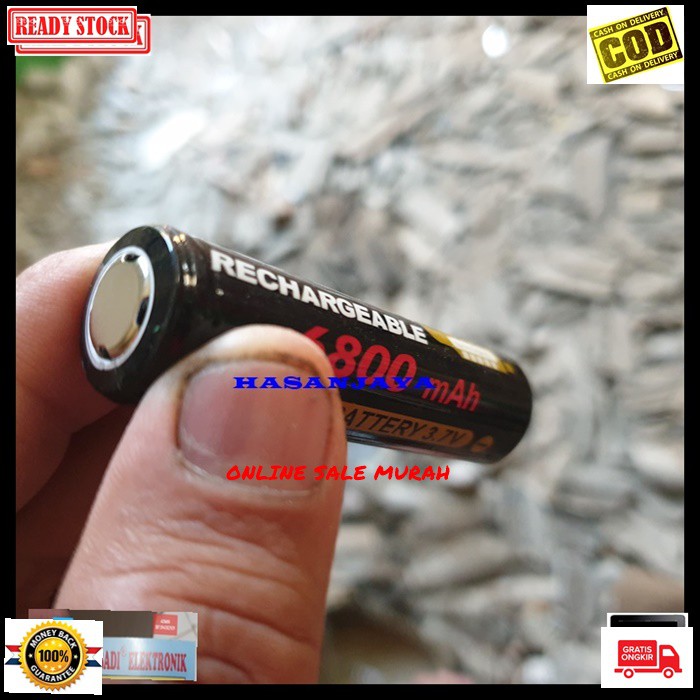 G284 Sony baterai 3,7V volt 18650 battery batere cas casan charger charging Rechargeable Lithium batu baterry universal multi elektonik batery multifungsi G284   6800 MAH  BATERAI BISA GI GUNAKAN SEGALA pb powerbank vape vapor senter swat laptop mic speak