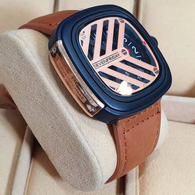 Jam Tangan Sevenfriday Stylish dan Kece Fashion Pria Bisa Bayar Ditempat - Coklat