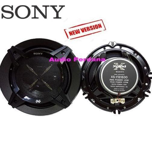 Terlaris! Speaker Coaxial Mobil Ukuran 6 Inch Sony Xs Fb 1630 Resmi Original