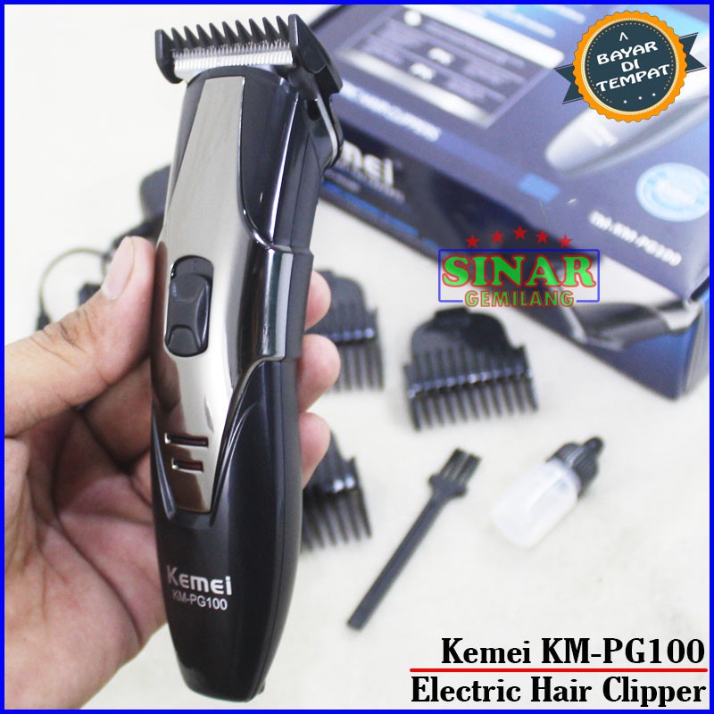 Alat Cukur Rambut Kumis Jenggot Kemei Trimmer PG-100 Cas