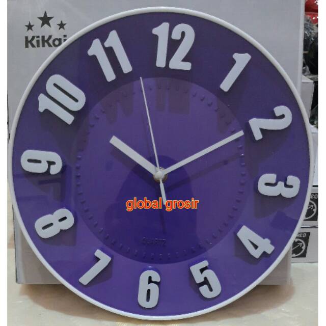 JAM DINDING 9628 warna warni classic
