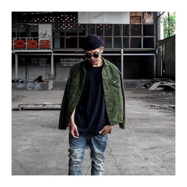 Jaket Jeans Army Pria/jaket Tebal/jaket Bandung/Jaket Jeans Distro/jaket Keren/Jaket Premium/Pria