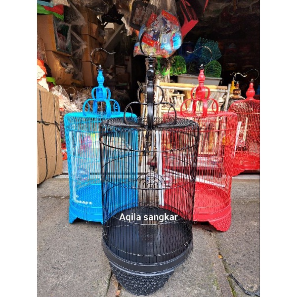 Kandang Sangkar Kacer Anis Jalak Kenari Besi Jumbo CC Panda