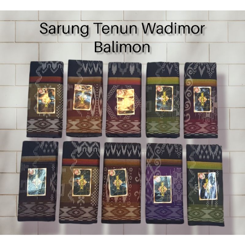GROSIR 10 PCS Wadimor Sarung  Wadimor Motif Balimoon